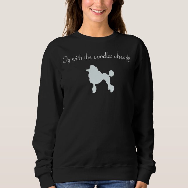 Oy med Pudel T Shirt (Framsida)
