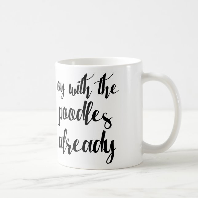 Oy med pudelmuggen kaffemugg (Höger)