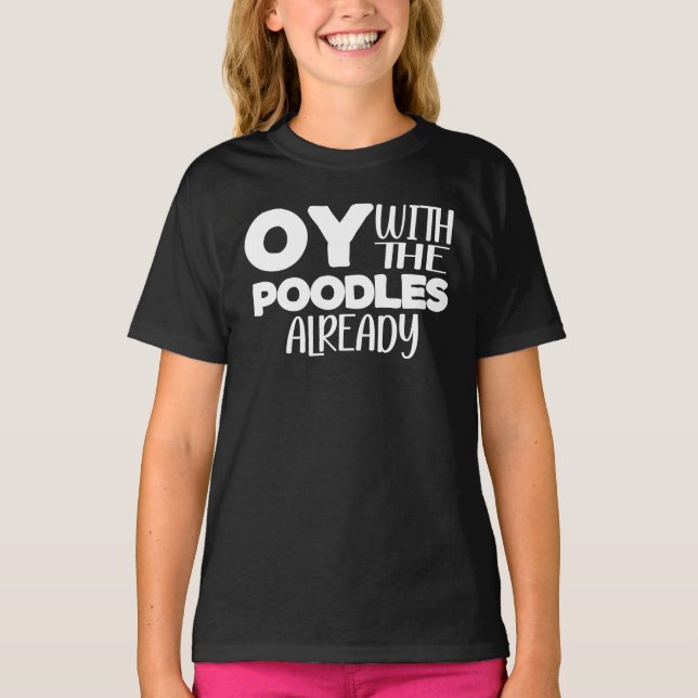Oy med pudlarna redan t shirt (Framsida)