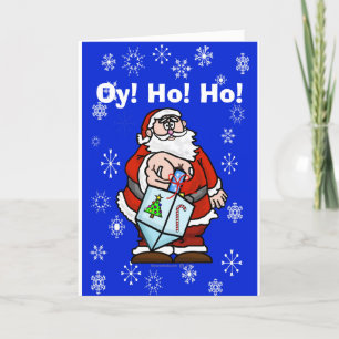 Oy Oy Oy Chrismukah Greeting Card Kort