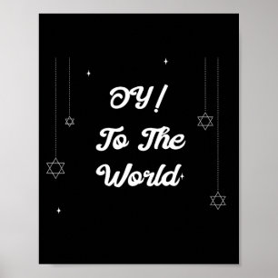 Oy! Till Världen Roligt Hannukah-present Poster