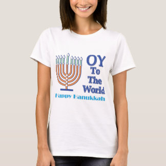 Oy-to-the-World-Lycklig-Hanukkah T Shirt