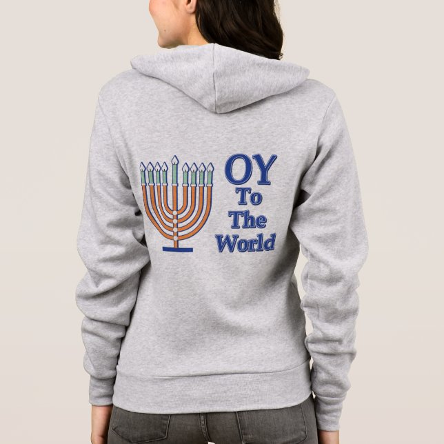 Oy to the World T Shirt (Baksida)