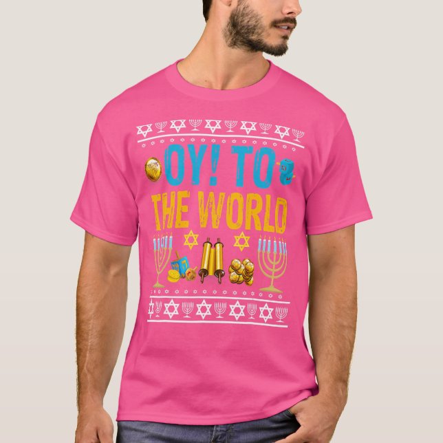 Oy to World Jewish T Shirt (Framsida)