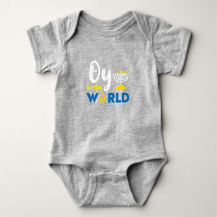 Oy to World, Lung Lycklig Hanukkah T Shirt