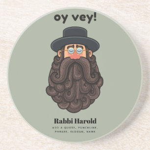 OY VEY! Funny RABBI Peronalized Underlägg
