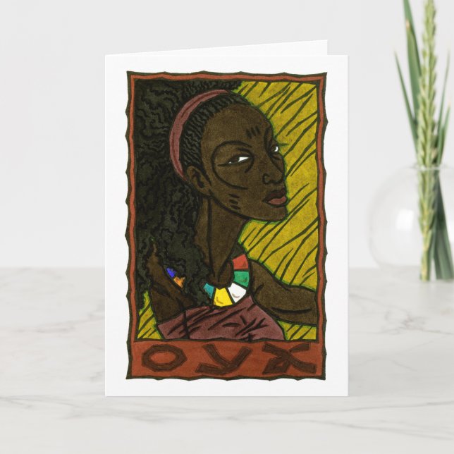 Oya-hälsningskort Kort (Framsida)