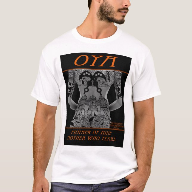Oya t-skjorta tee shirt (Framsida)