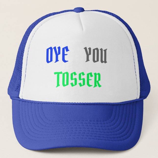 Oye You Tosser, Aussie Slang, Keps (Framsida)
