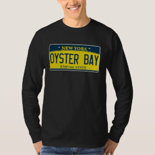 Oyster Bay Long Island New York Grannskap Licens T Shirt