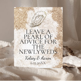 Oyster Beach Wedding Advice-skylt
