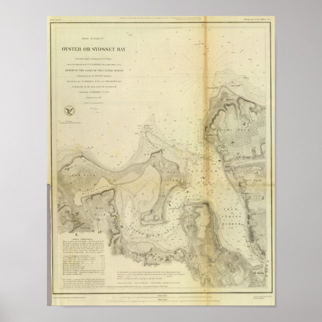 Oyster eller Syosset Bay Poster (Framsidan)