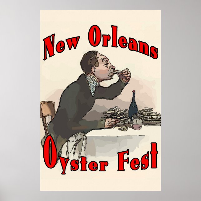Oyster Festival, New Orleans, LA Poster (Framsidan)
