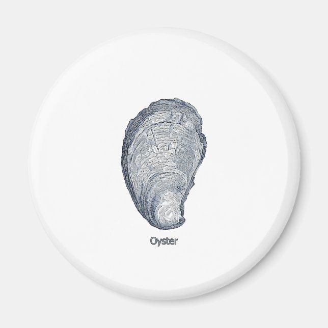 Oyster Logotyp Magnet (Framsidan)