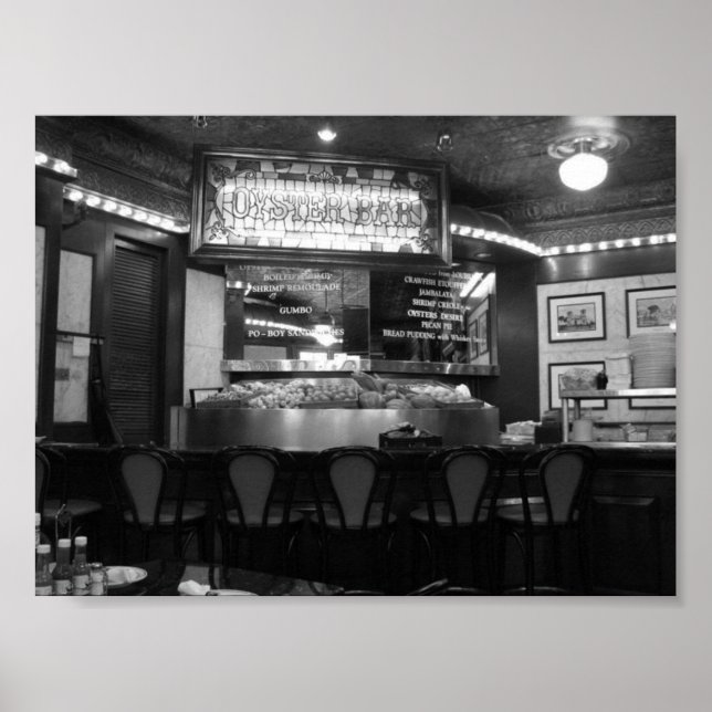 Oyster Pub Fransk Quarter New Orleans, Louisiana Poster (Framsidan)