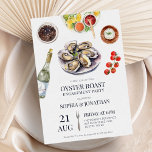Oyster Roast Elegant Kustkustens Förlovningsfest Inbjudningar<br><div class="desc">Inbjudan till Oyster Roast Elegant Coastal Förlovningsfest</div>