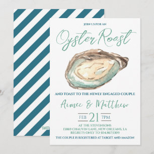 Oyster Roast-Förlovning Inbjudningar