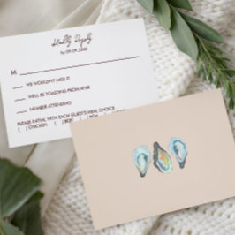 Oyster Roast Wedding Invitation, OSA Kort