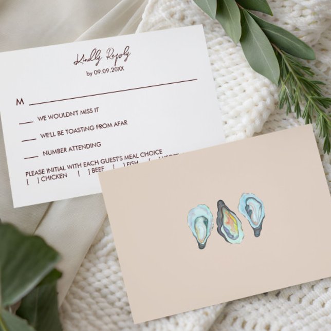 Oyster Roast Wedding Invitation, OSA Kort (Skapare uppladdad)