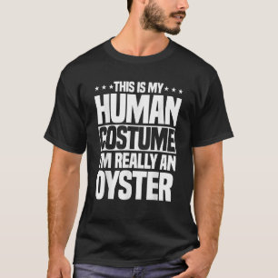 Oyster Shucker Shelfish BiventilMollusks Human Cot T Shirt