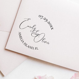 Oyster Snäcka Bröllop Stämpel