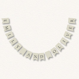 Oyster Snäcka Bröllop Vimplar