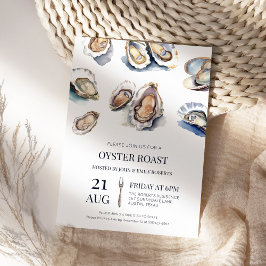 Oyster Stekning Sommar Skaldjursbakning Grillfest Inbjudningar