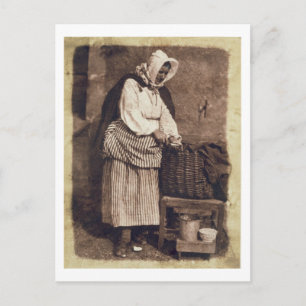 Oyster Woman, 1843-47 (pappert salttryck från kalo Vykort