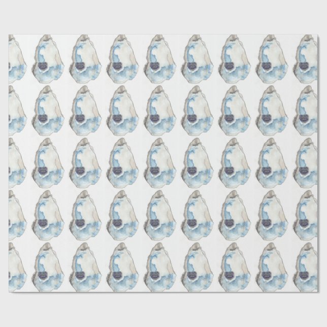Oyster Wrapping Papper Presentpapper (Platt)
