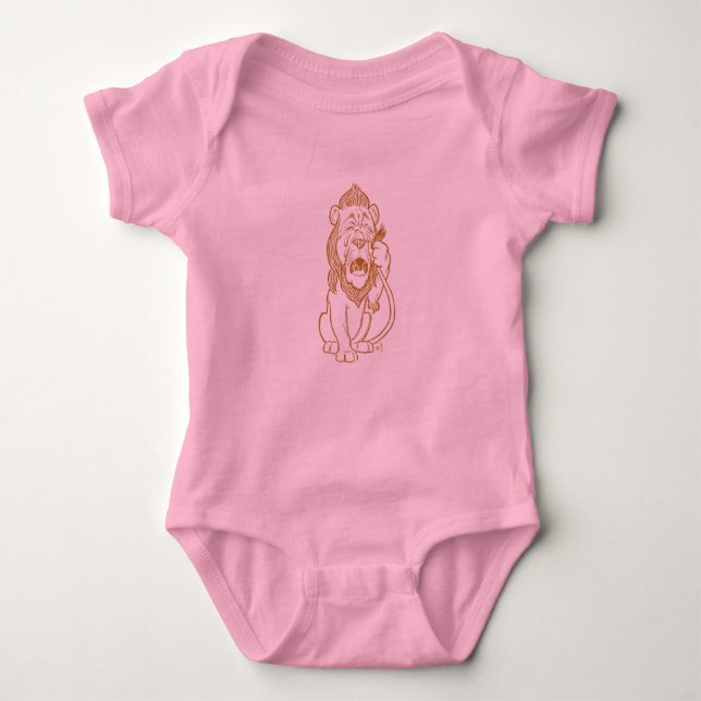 Oz Baby Cowarly Lejon T-shirt (Framsida)