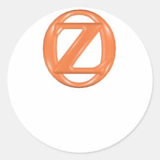 Oz-bokplatta (Anpassade) Runt Klistermärke