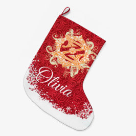 OZ CHRISTMAS STOCKING MED KLASSISK GUARD STOR JULSTRUMPA