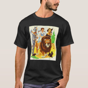 OZ Dorothy Toto Fågelskrämsel Fega Lejonet Bleckma T Shirt