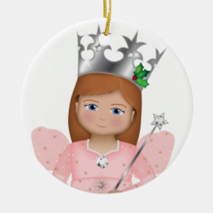 Oz God jul Glinda Bra Witch Julgransprydnad Keramik