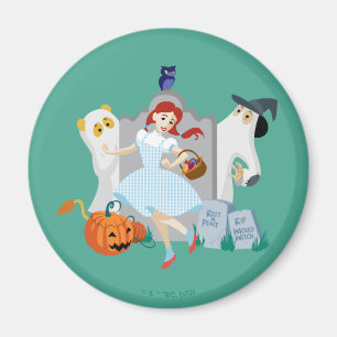 Oz™-guiden Dorothy Halloween Lycklig Dance Magnet