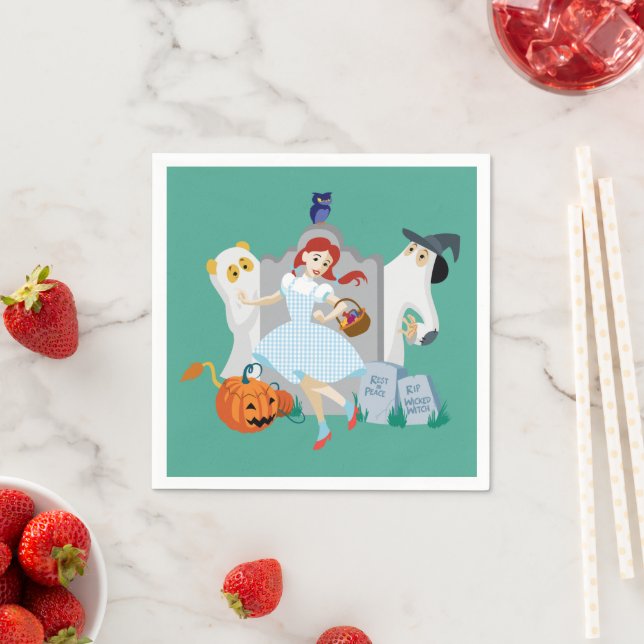 Oz™-guiden | Dorothy Halloween Lycklig Dance Pappersservett (Insitu)
