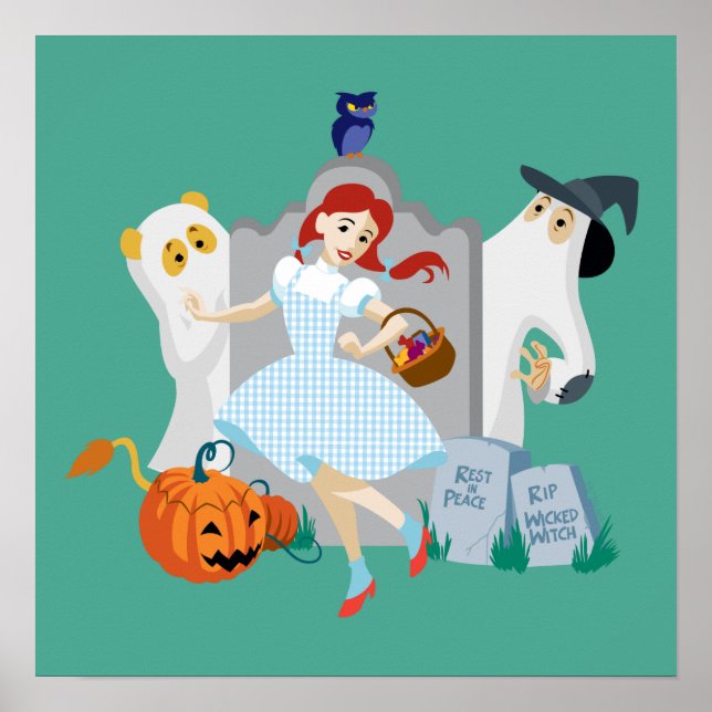 Oz™-guiden | Dorothy Halloween Lycklig Dance Poster (Framsidan)
