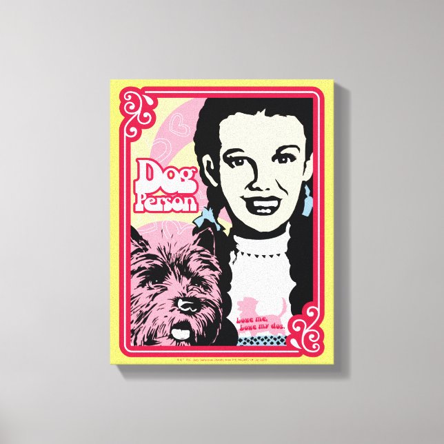 Oz™-guiden | Dorothy™ & Toto™ - Hund Person Canvastryck (Framsida)