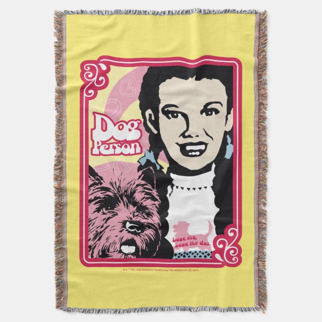 Oz™-guiden | Dorothy™ & Toto™ - Hund Person Filt (Framsidan Vertikal)
