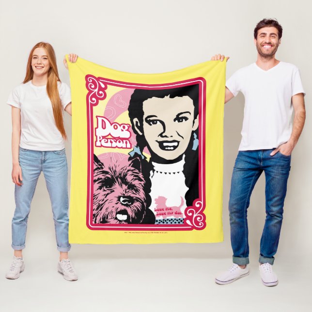 Oz™-guiden | Dorothy™ & Toto™ - Hund Person Fleecefilt (På plats)