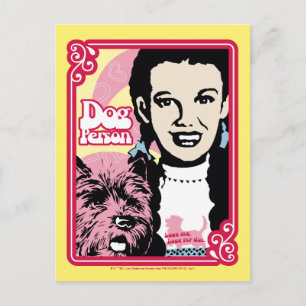 Oz™-guiden Dorothy™ & Toto™ - Hund Person Vykort