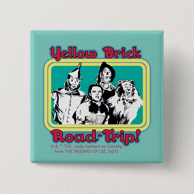 Oz™-guiden | Gult Brick Road-Resa! Knapp (Framsida)