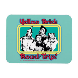Oz™-guiden   Gult Brick Road-Resa! Magnet