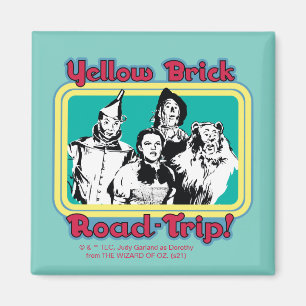 Oz™-guiden   Gult Brick Road-Resa! Magnet