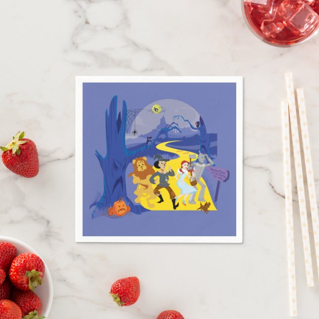 Oz™-guiden | Halloween Haunted Forest Pappersservett (Insitu)