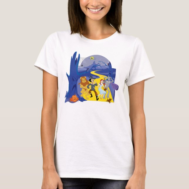 Oz™-guiden | Halloween Haunted Forest T Shirt (Framsida)