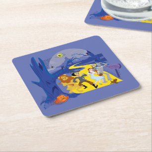 Oz™-guiden   Halloween Haunted Forest Underlägg Papper Kvadrat