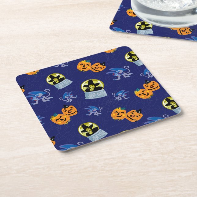 Oz™-guiden | Halloween Wicked Witch Mönster Underlägg Papper Kvadrat (Vinklad)