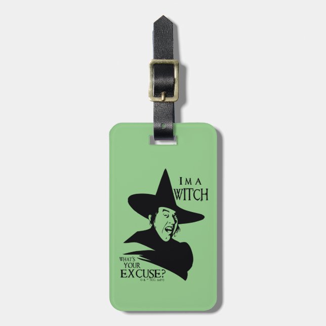 Oz™-guiden | Jag är en häxa Bagagebricka (Vertikal Framsida)