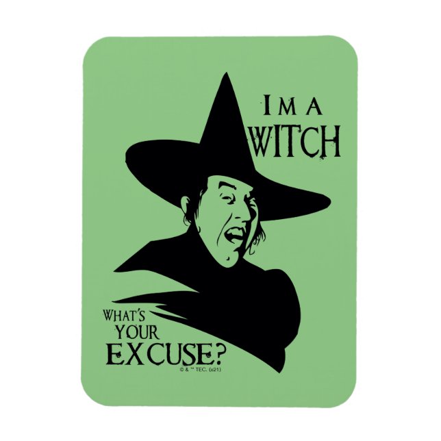 Oz™-guiden | Jag är en häxa Magnet (Vertikal)